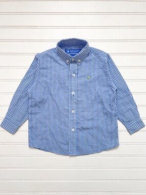 J BAILEY EUC Gigham Performance Button Down Shirt